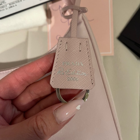 SOLD Spring/Summer bag! PRADA Re-Edition 2000 - Alanastro Pink -  BRAND NEW - Picture 13 of 13